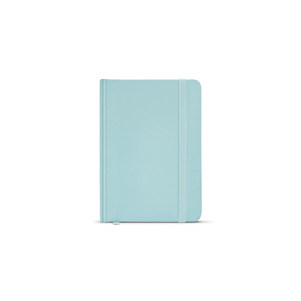 Carnet A6 rigide promotionnel Marquez Bleu pastel
